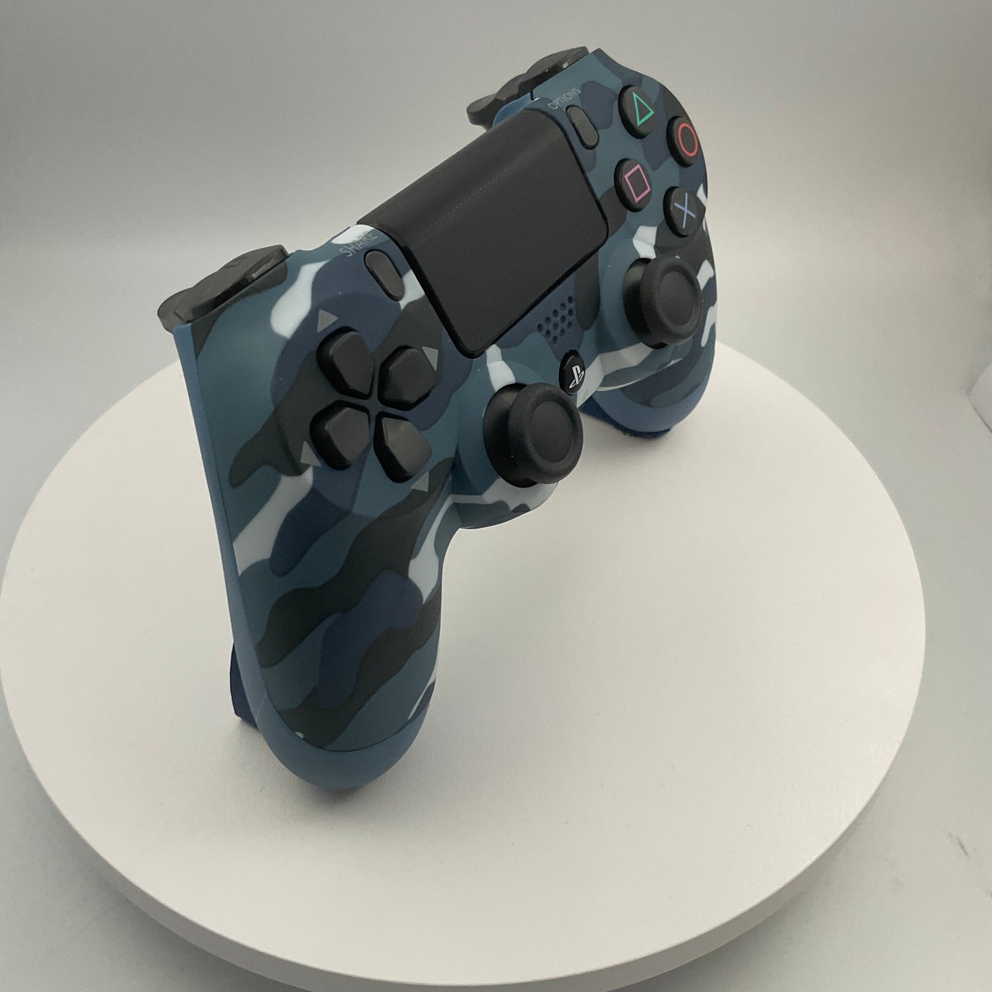 PS4 Dual Shock 4 Camo Blue Controller (Full refurbishment)