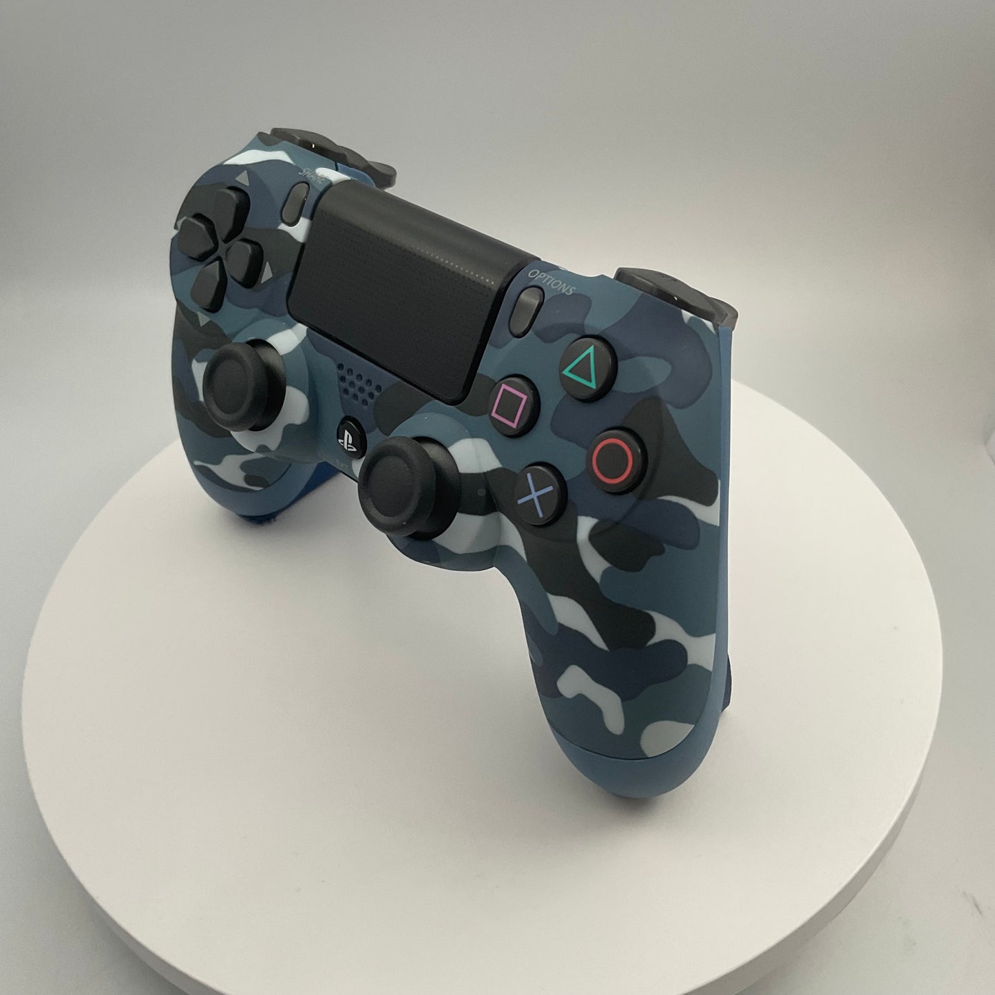 PS4 Dual Shock 4 Camo Blue Controller (Full refurbishment)
