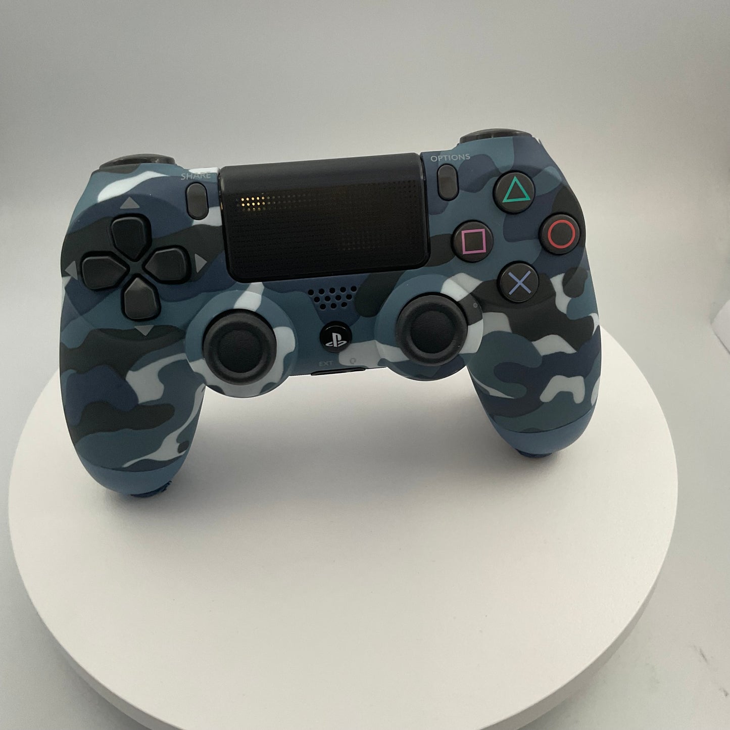 PS4 Dual Shock 4 Camo Blue Controller (Full refurbishment)