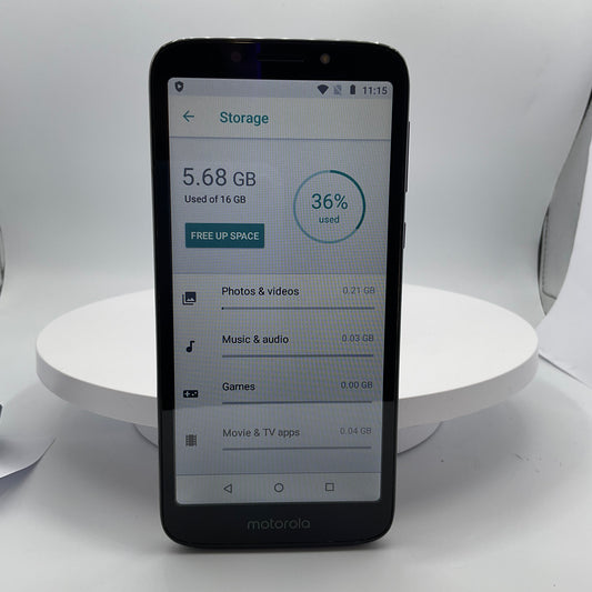 Motorola Moto E5 Play 16GB Black, Unlocked Grade B