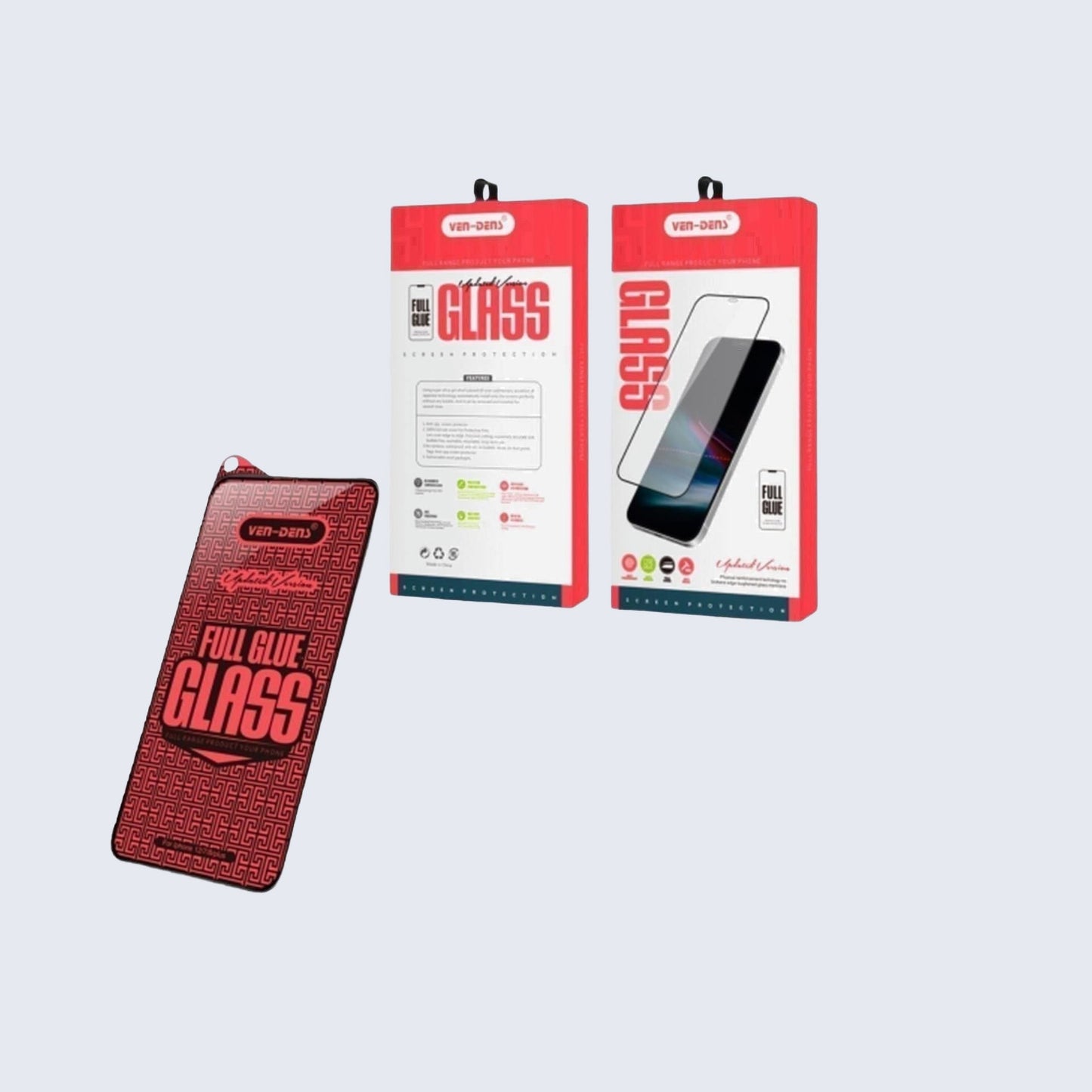 iPhone 16 Plus Full Glue Tempered Glass (Black)