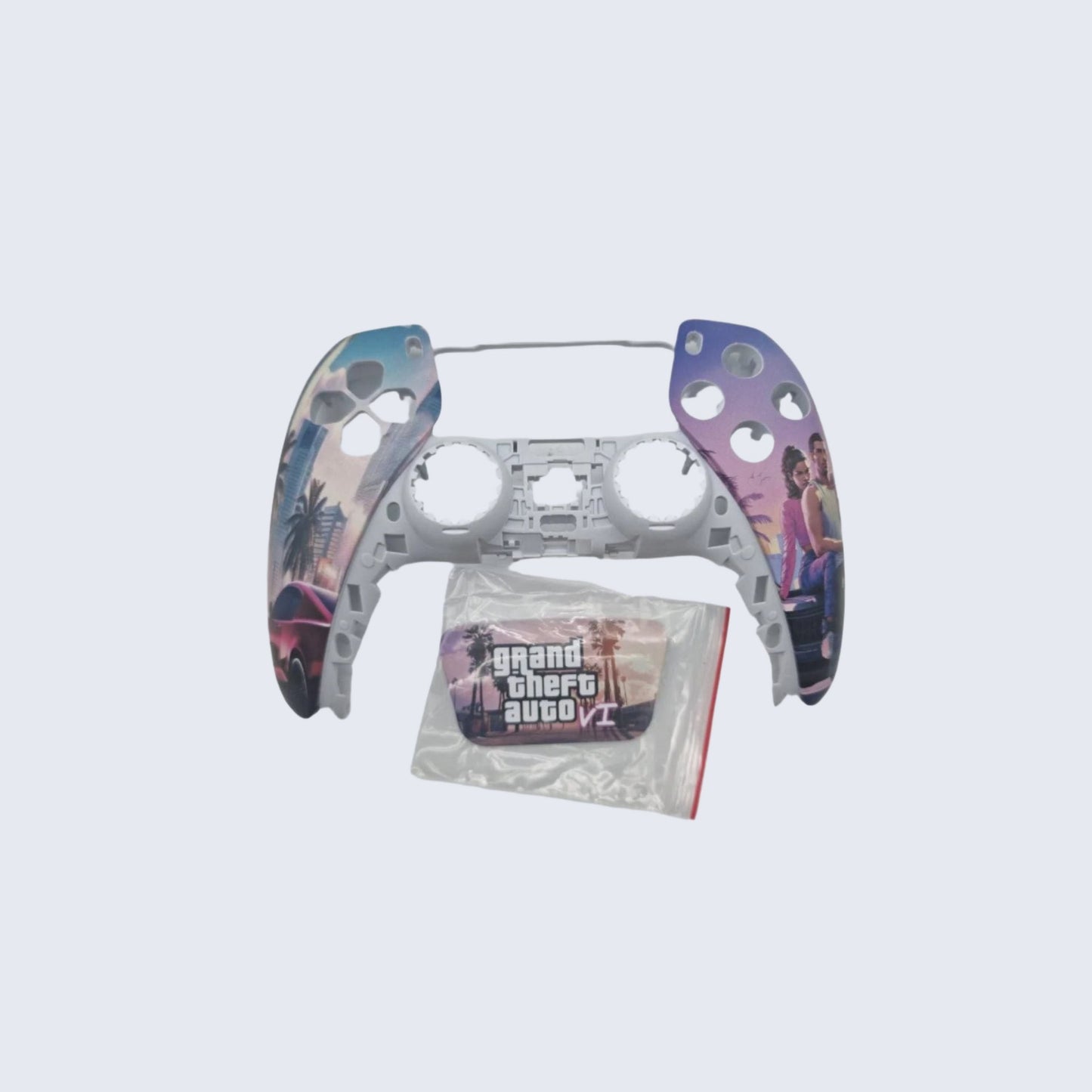 Controller Face Plate For PlayStation 5 (GTA6) (Grand Theft Auto VI) (2 Piece Set)