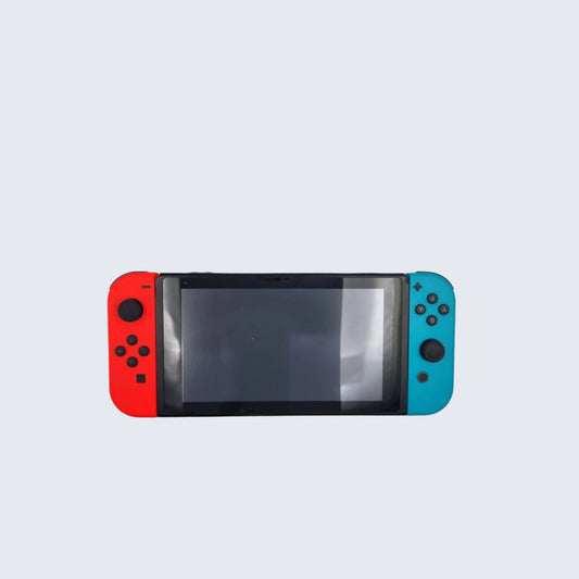 Nintendo Switch Console, 32GB + 128gb Memory Card  Neon Red/Blue Joy-Con, C Grade