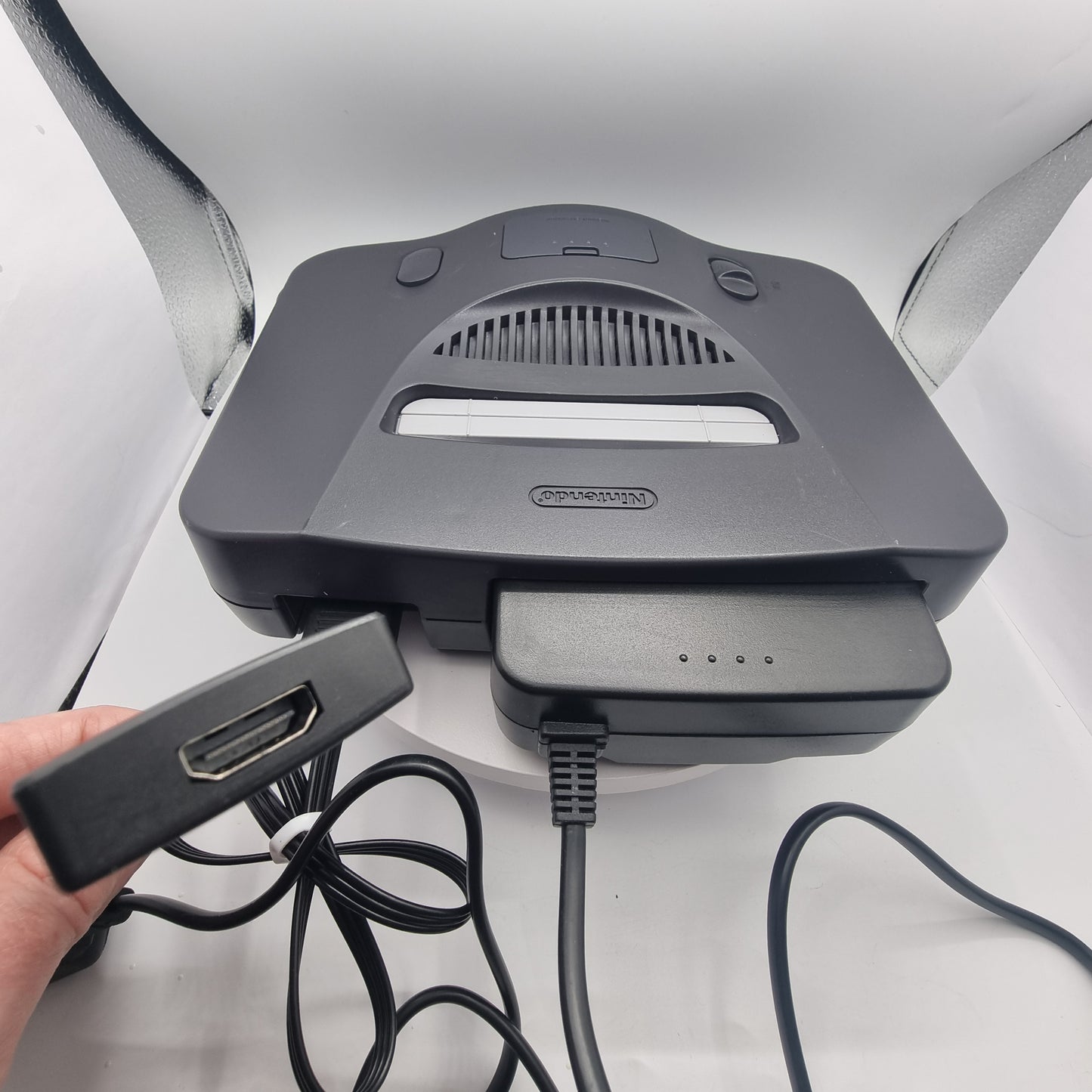 Nintendo 64 Console, Black with 1 controller and HDMI kit Grade B