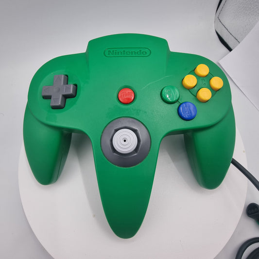 Green Nintendo 64 controller Grade B