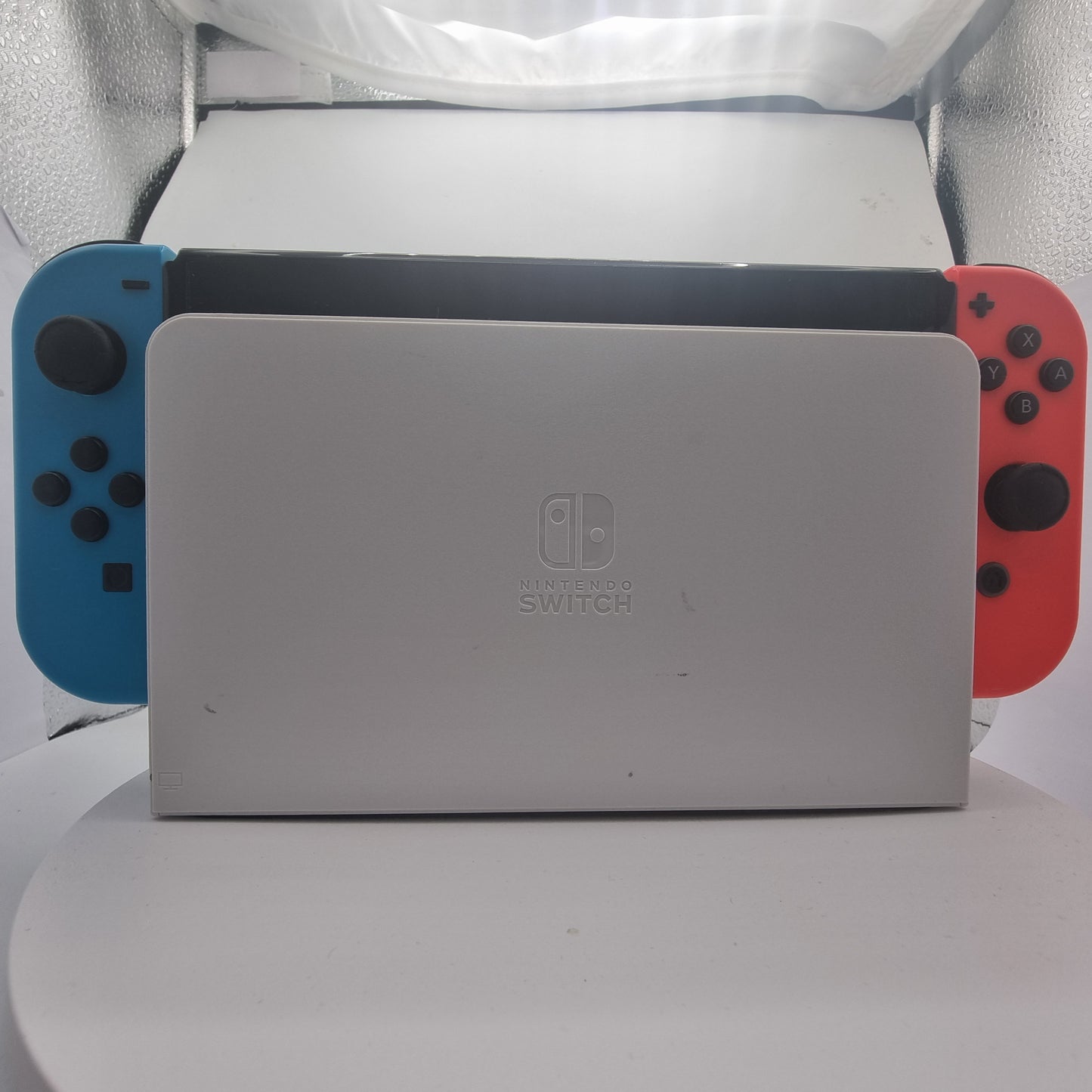 Switch Console, 64GB OLED + Neon Red/Blue Joy-Con with Dock